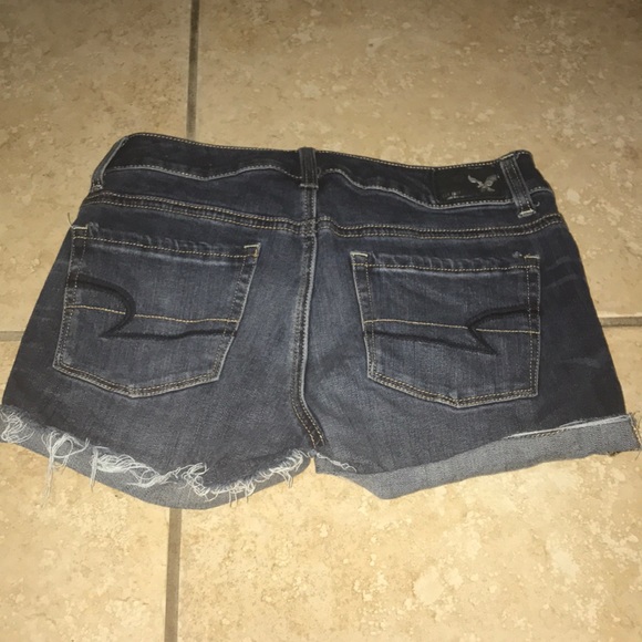 American Eagle Jean Shorts Size 0 - Picture 2 of 3